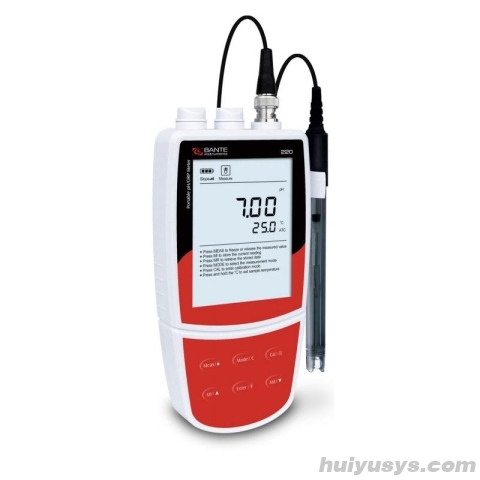 般特 Bante220-CN 便携式pH计 配E201塑胶pH电极