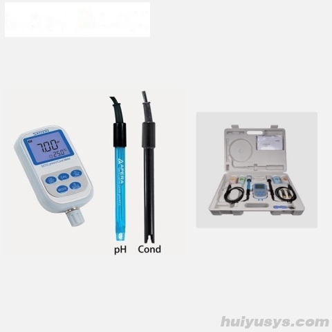 上海三信便携式双参数测量仪 PH/电导率计SX723