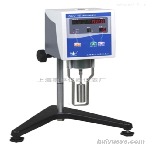 上海衡平NDJ-4S数显旋转粘度计