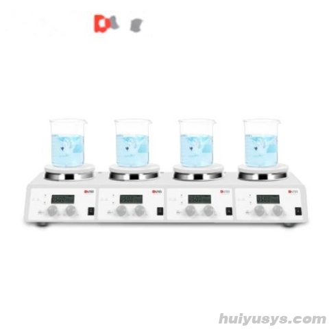 大龙 Dlab MS-H340-S4 LCD 数控加热箱四通道磁力搅拌器