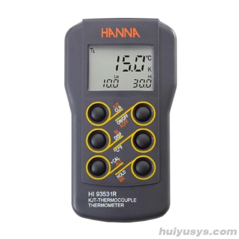HANNA HI93531R 宽范围温度测定仪 背光+校准+PC