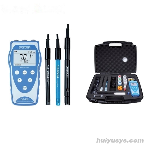 上海三信SX8系列便携式PH/电导率/溶解氧SX836