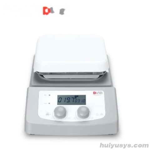 大龙 Dlab MS-H380-Pro LCD 数控6寸方盘加热型磁力搅拌器