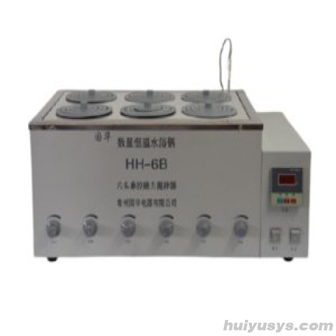 常州国华 HH-6B 六联磁力搅拌水浴锅