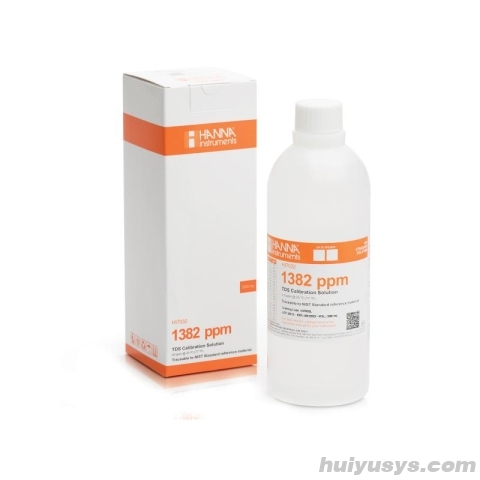 HANNA HI7032L TDS校准液 1382ppm（mg/L）/500mL
