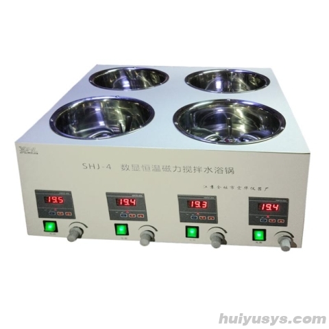 宏华 SHJ-4 恒温磁力搅拌水浴锅 4孔