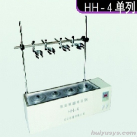 常州国华数显恒温循环水浴锅HH-4 单列四孔