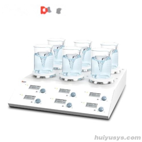 大龙 Dlab MS-M-S6 LCD 数控六通道磁力搅拌器