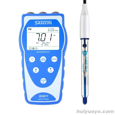 上海三信 SX811-SA 便携式强碱pH计