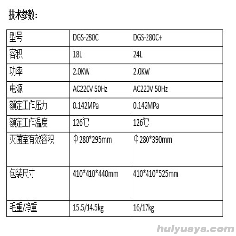 江苏登冠手提式压力蒸汽灭菌器