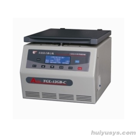 上海安亭高速台式离心机TGL-12GB-C