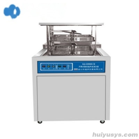 昆山舒美升降式三频数控超声波清洗器KQ-J1000VDE