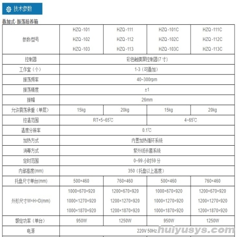 上海一恒 HZQ-111C 叠加式振荡培养箱