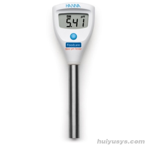HANNA HI981031 酸度pH测定仪 啤酒pH测试仪 钛主体平板玻璃