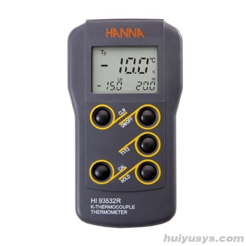 HANNA HI93532R 双通道可校准宽范围温度测定仪