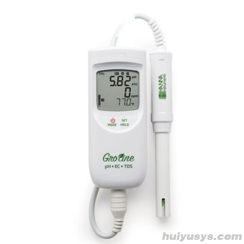 哈纳沃德中量程防水型 pH-EC-TDS-℃测定仪HI9814