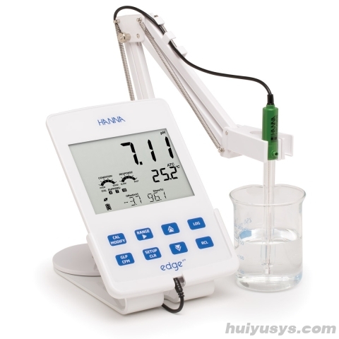 哈纳 HI2002 大屏幕平板微电脑pH-ORP/mV-温度测定仪