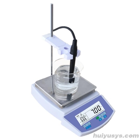 Bante PHS-500 搅拌式pH计 pH mV 温度 定时 搅拌 不锈钢盘面