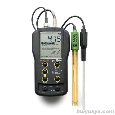HANNA HI83141 便携式酸度pH-氧化还原mV-温度测定仪