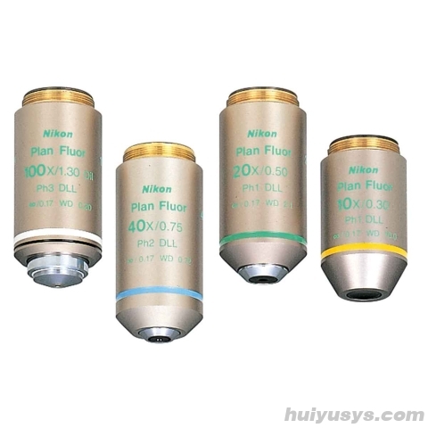 尼康荧光相差物镜CFI Plan Fluor DLL 4X 10X 20X 40...