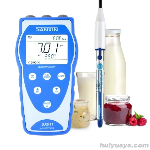 上海三信食品pH计SX811-DP