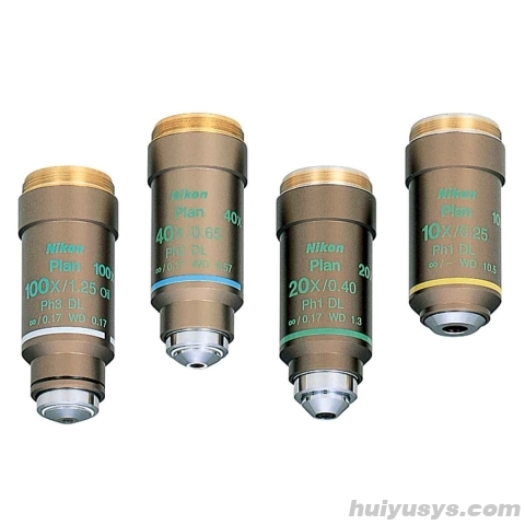 尼康平场消色差相差物镜CFI Plan Achromat DL 10X 20X ...