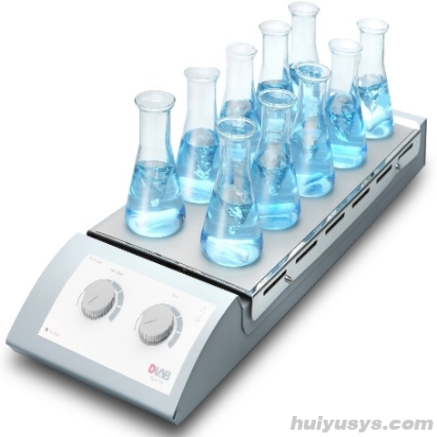 大龙 Dlab MS-H-S10 10通道标准加热型磁力搅拌器
