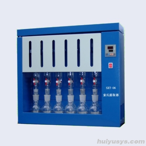 上海精其 SXT-06 索氏提取仪