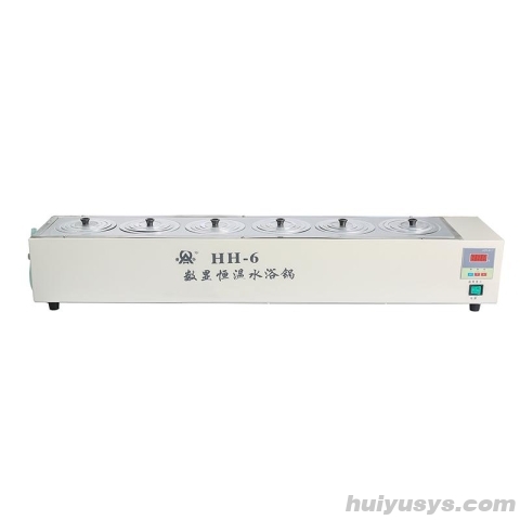 荣华仪器 HH-6(单) 数显恒温水浴锅 6孔