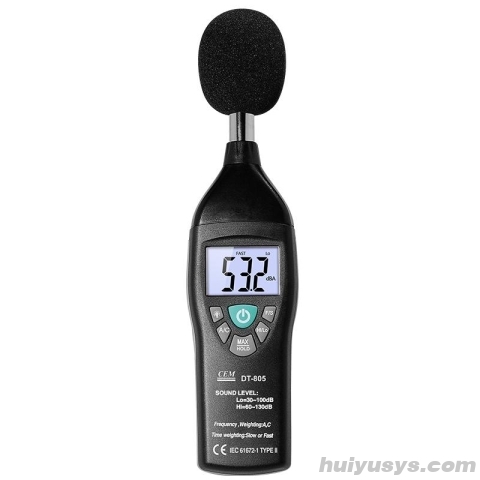 华盛昌CEM DT-805 专业噪音计 噪音分贝测试仪 声级计