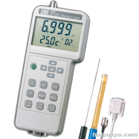 台湾泰仕 TES-1380K 酸碱度、氧化还原、温度测试计