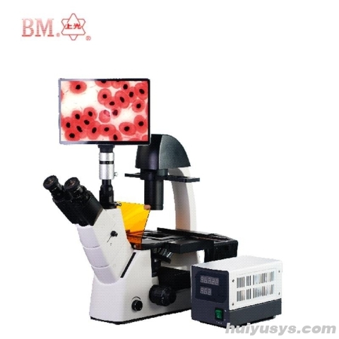 上海彼爱姆 BM-37XYIIP 平板电脑型倒置荧光显微镜