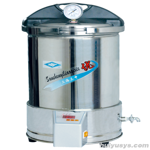 上海三申YX280/15手提式不锈钢压力蒸汽灭菌器（定时数控）