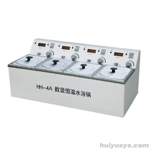 常州国华 HH-4A 数显单控单列水浴锅 四孔/数显